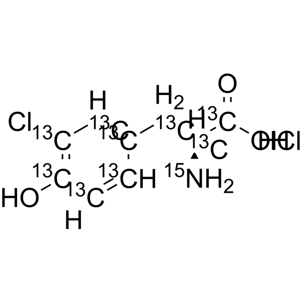 3-Chlorotyrosine-13C9,15N hydrochloride